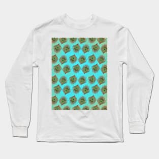 Peacock Feathers Long Sleeve T-Shirt